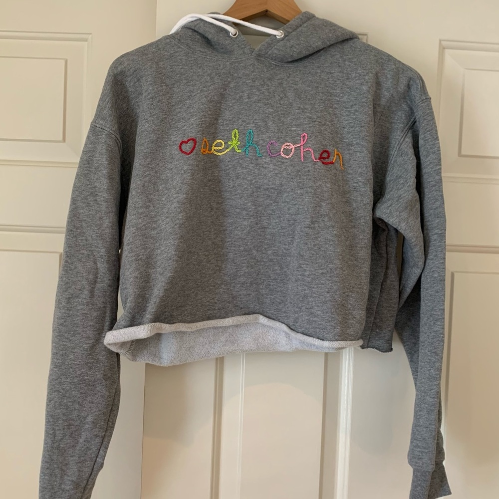 The OC ❤️Seth Cohen Rainbow Embroidered Hoodie